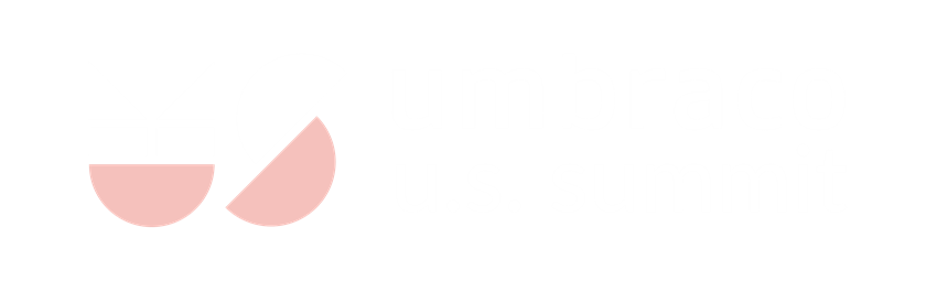Umbraco U.S. Summit logo white and pink